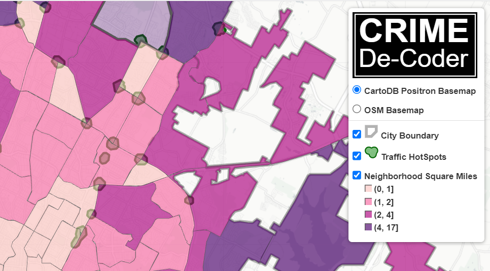 Interactive folium map